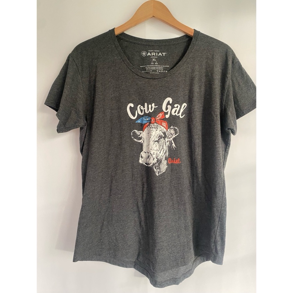 Ariat Cow Gal Woman’s Short Sleeve T-Shirt.